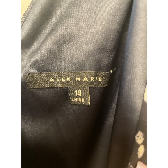 Sleeveless Black & White Polka Dot Maxi Dress Size 14 Flowy Elegant Timeless - Picture 7 of 9